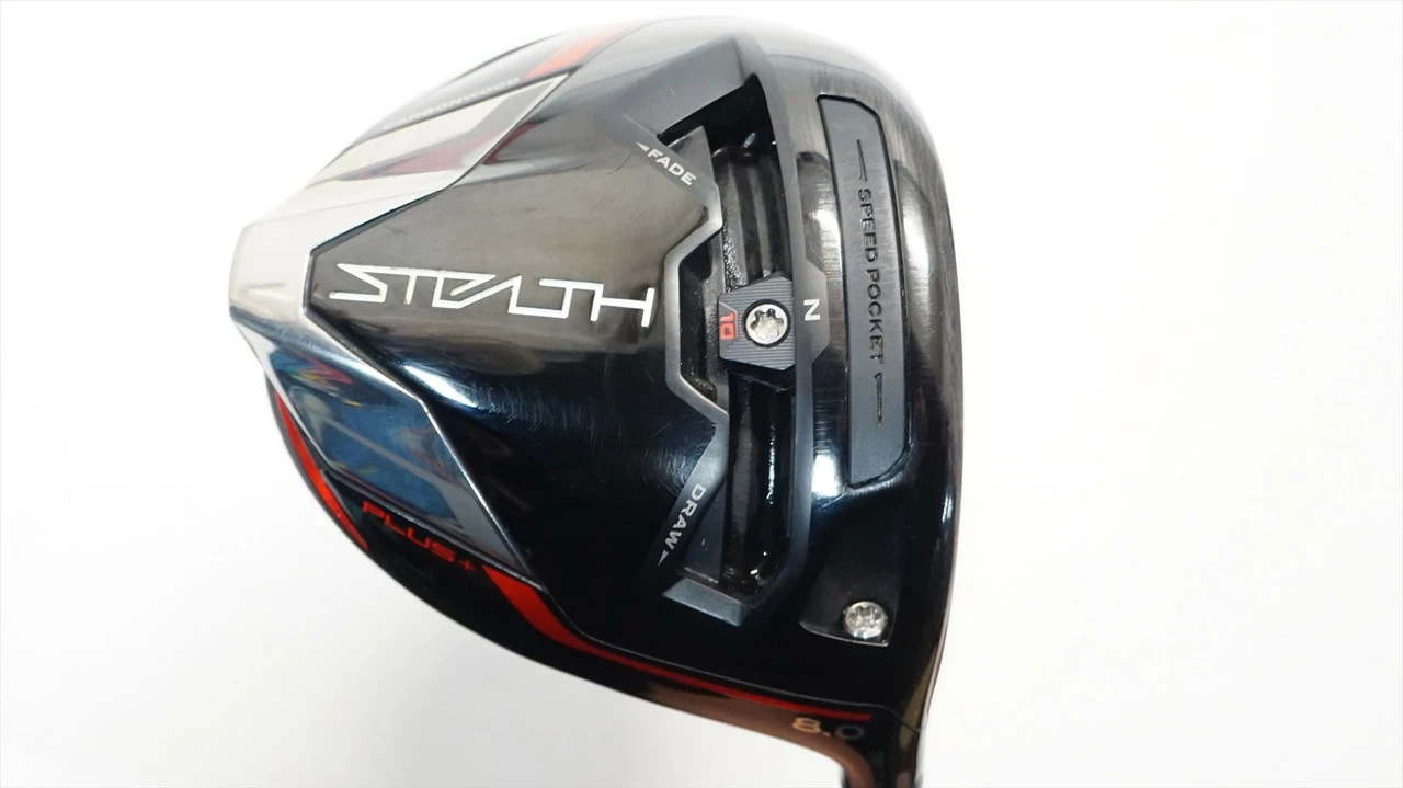 Taylormade Stealth Plus 8° Driver Stiff Flex Hzrdus Rdx Red Good W/ HC