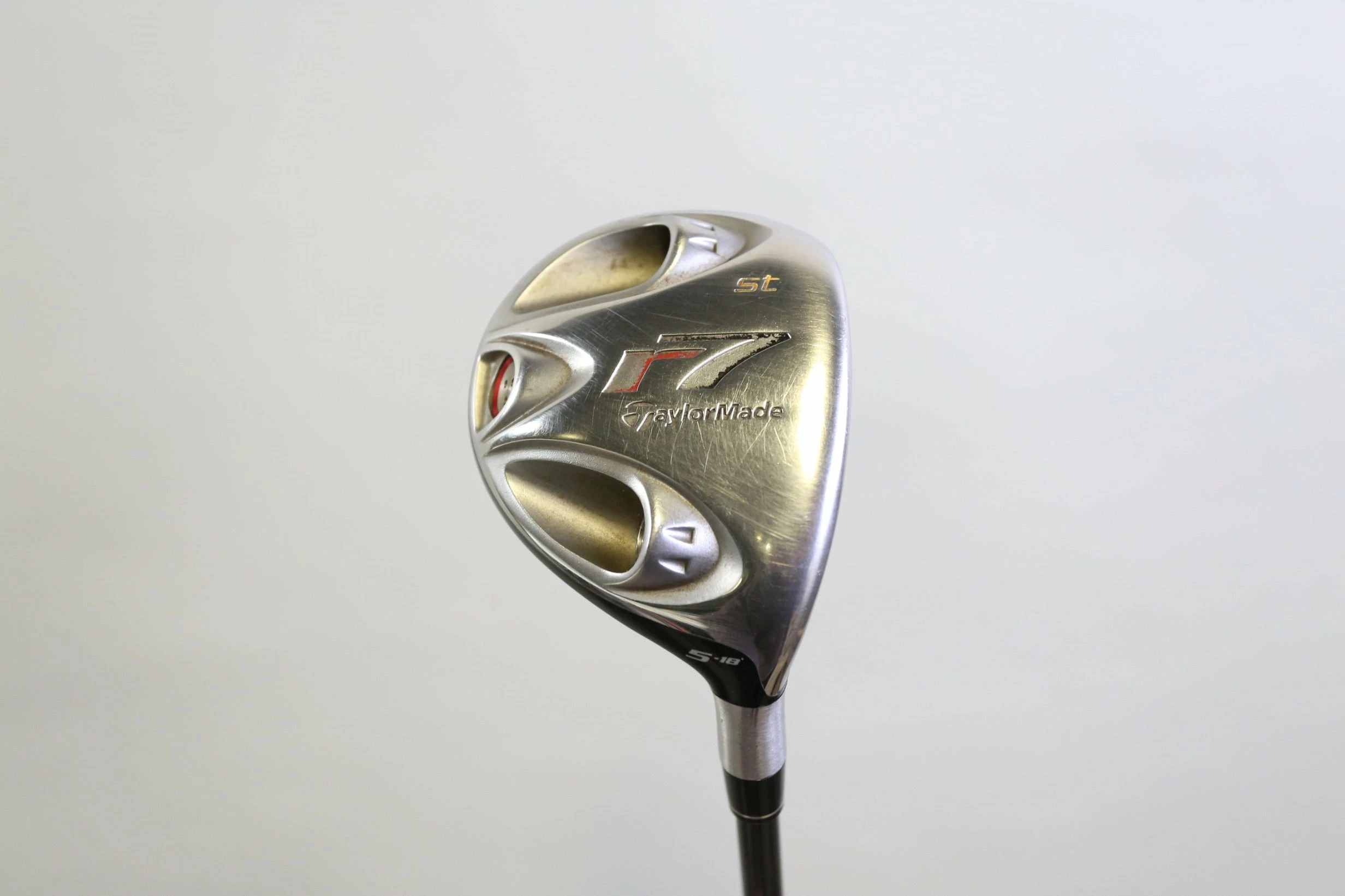 TaylorMade R7 Steel 5 Wood 18* RH 43 In REAX Graphite Shaft Regular Flex