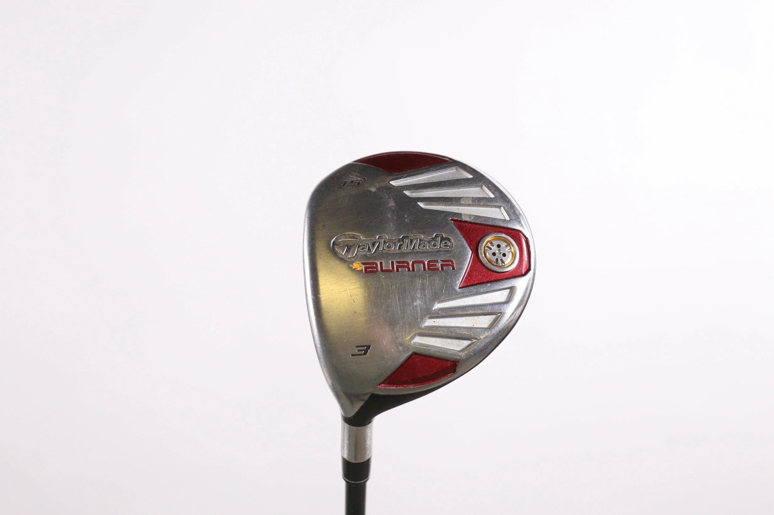 LEFTY TaylorMade Burner Steel 3 Wood 15* 42 In Graphite Shaft Stiff Flex