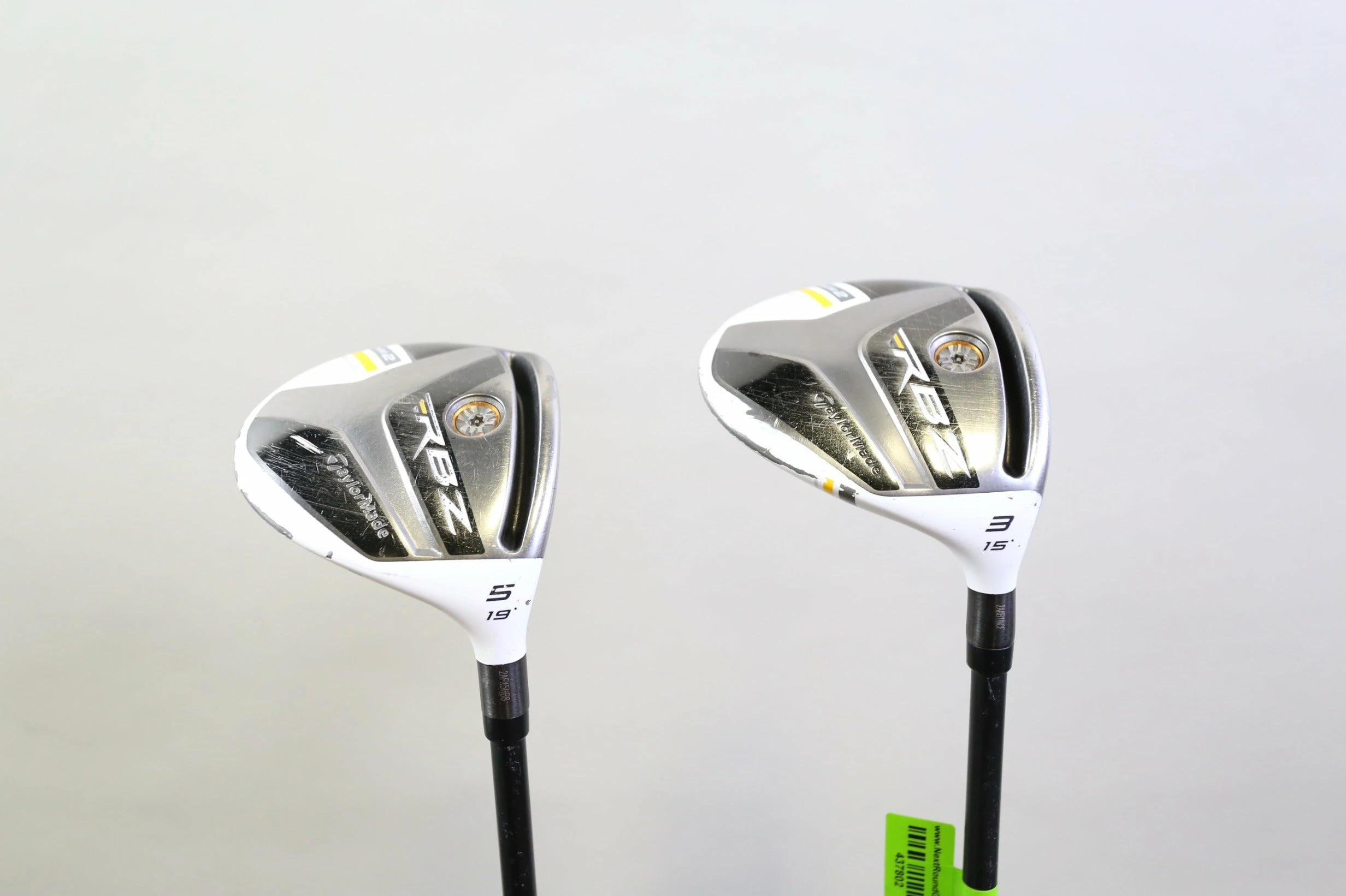 TaylorMade RBZ Stage 2 3, 5 Wood Set RH RocketFuel Graphite Shafts Regular Flex