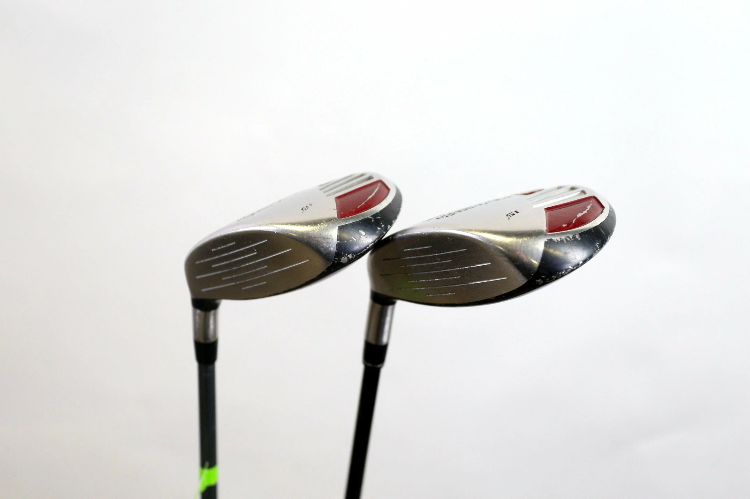 TaylorMade Burner Steel 3, 5 Wood Set RH Graphite Shafts Regular Flex - Image 4