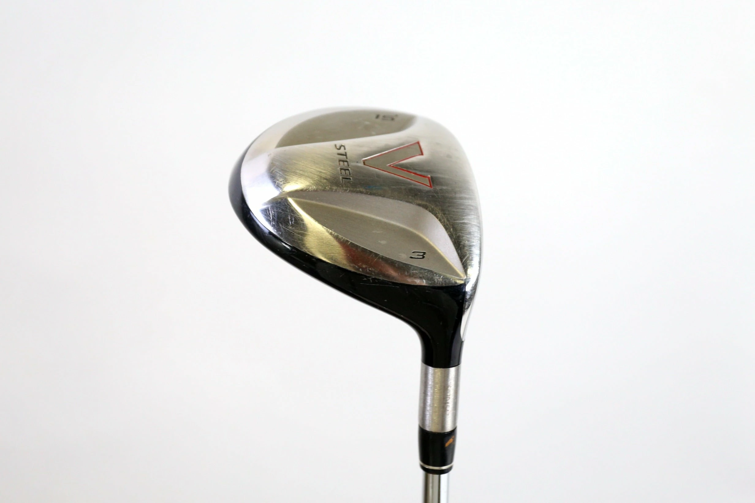 TaylorMade V Steel 3 Wood 15* RH 42 In Steel Shaft Regular Flex - Image 2