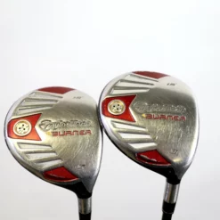 TaylorMade Burner Steel 3, 5 Wood Set RH Graphite Shafts Regular Flex