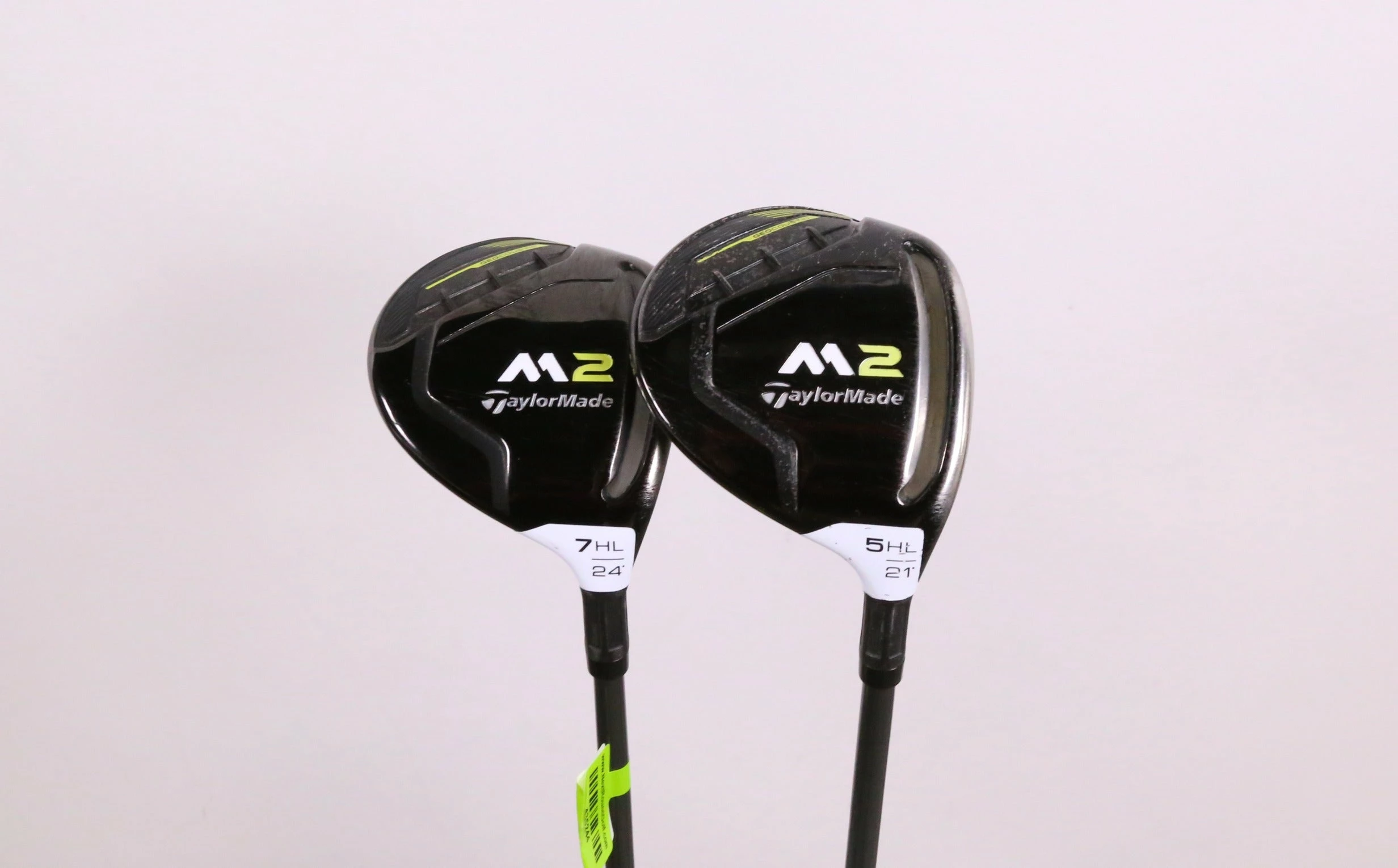 TaylorMade M2 2017 5, 7 Wood Set RH Matrix White Tie Graphite Shaft Ladies Flex